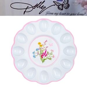 Dolly Parton Spring Melamine Egg Tray
